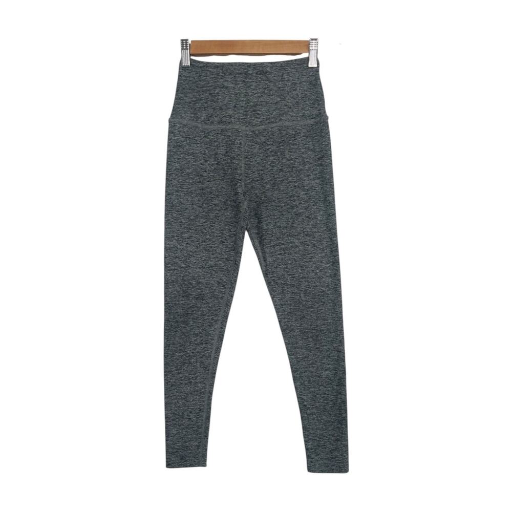 Beyond Yoga Leggings Womens Small Gray Space Dye High Rise 7/8 Athleisure Lounge